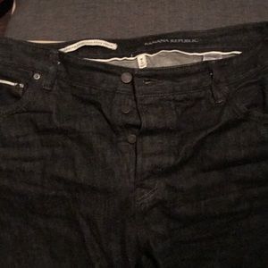 Banana Republic black jeans.